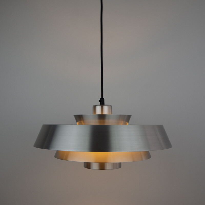 Vintage pendant lamp Nova by Jo Hammerborg Fog & Morup, Denmark 1963s