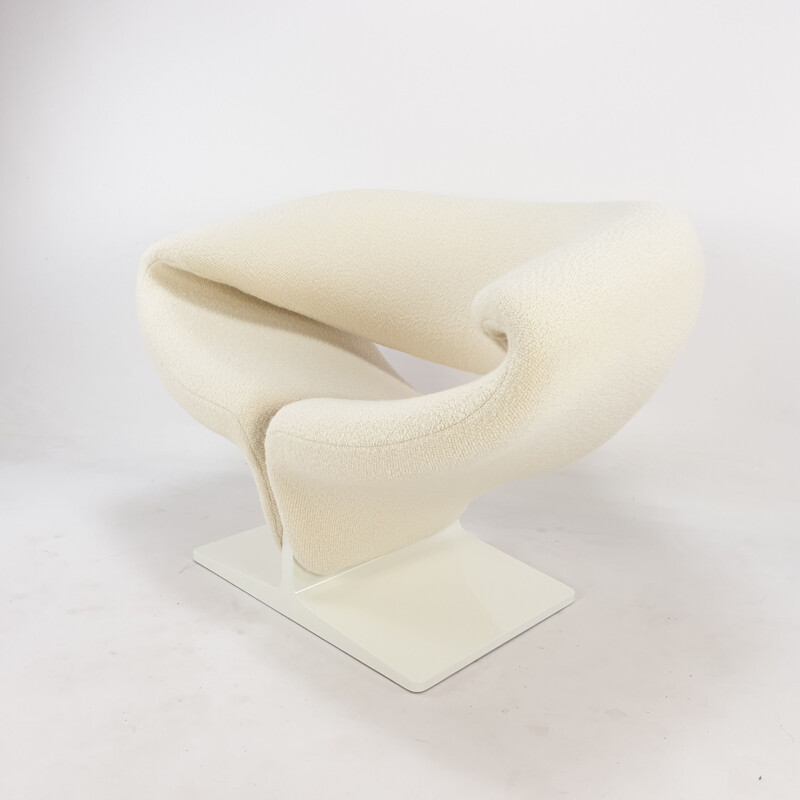 Vintage Ribbon Chair and Ottoman by Pierre Paulin for Artifort 1960s
