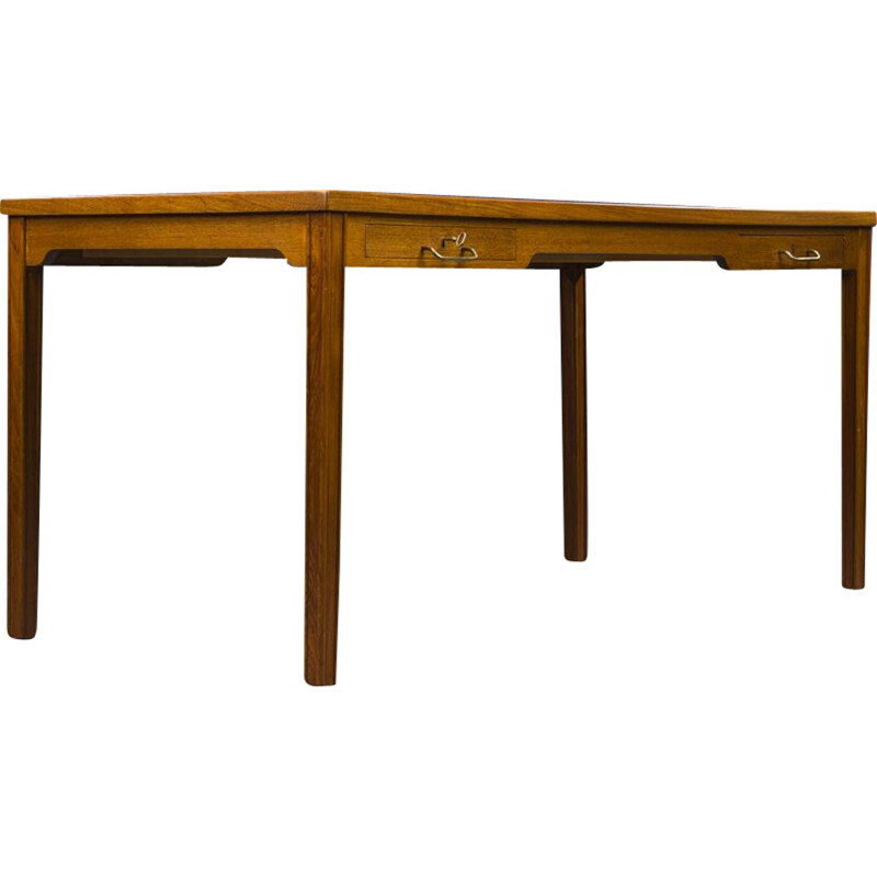 Vintage Teak Desk by Ole Wanscher for A.J. Iversen