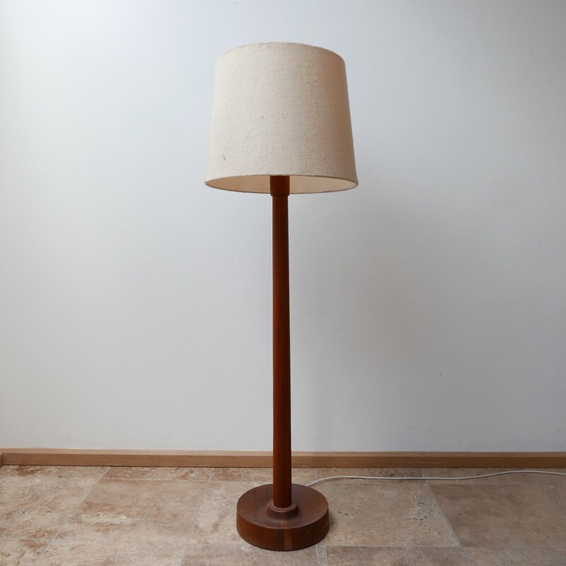 Vintage Teak Floor Lamp, Denmark 1970s