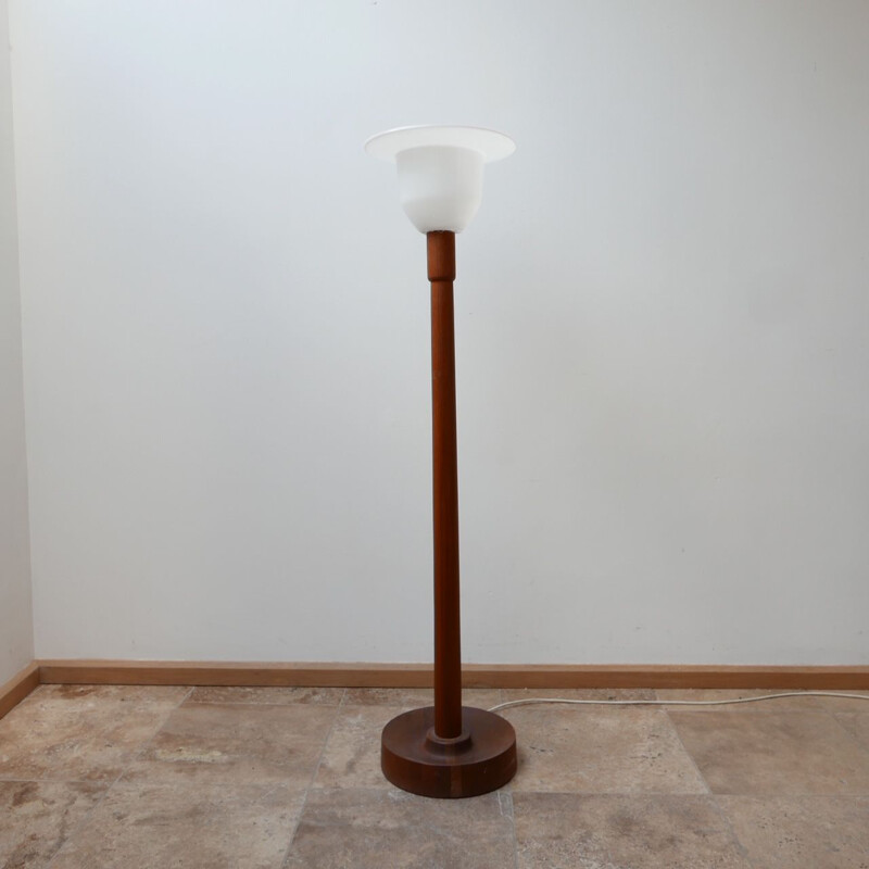 Vintage Teak Floor Lamp, Denmark 1970s