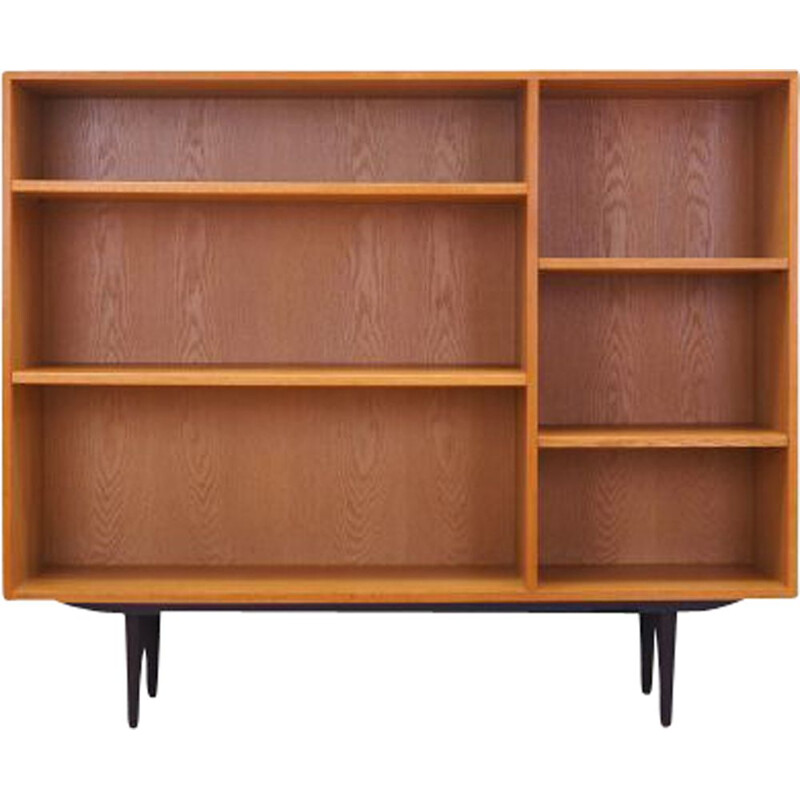 Vintage Ash bookcase by Hans J. Wegner & Ry Mobelfabrik, Danish 1970s