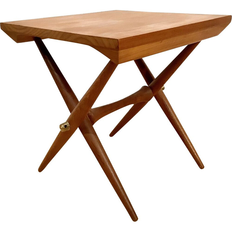 Mesa de café Vintage de teca de Jens H Quistgaard para Dansk, Dinamarca 1960