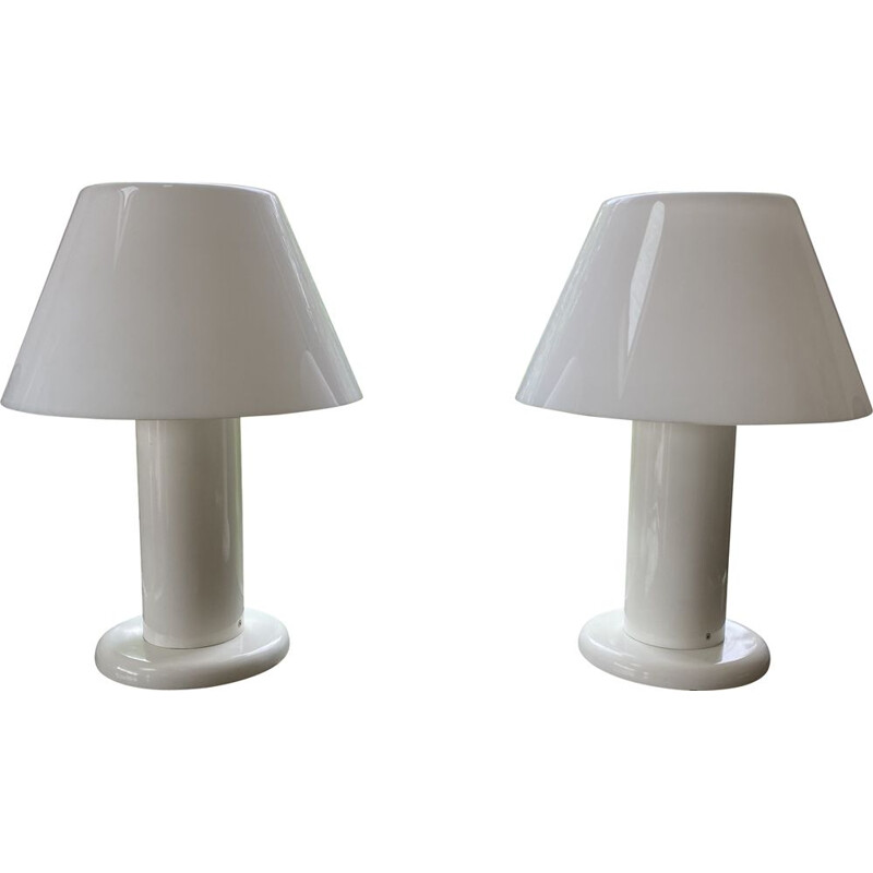 Pair of vintage lamps by Harvey Guzzini 1970