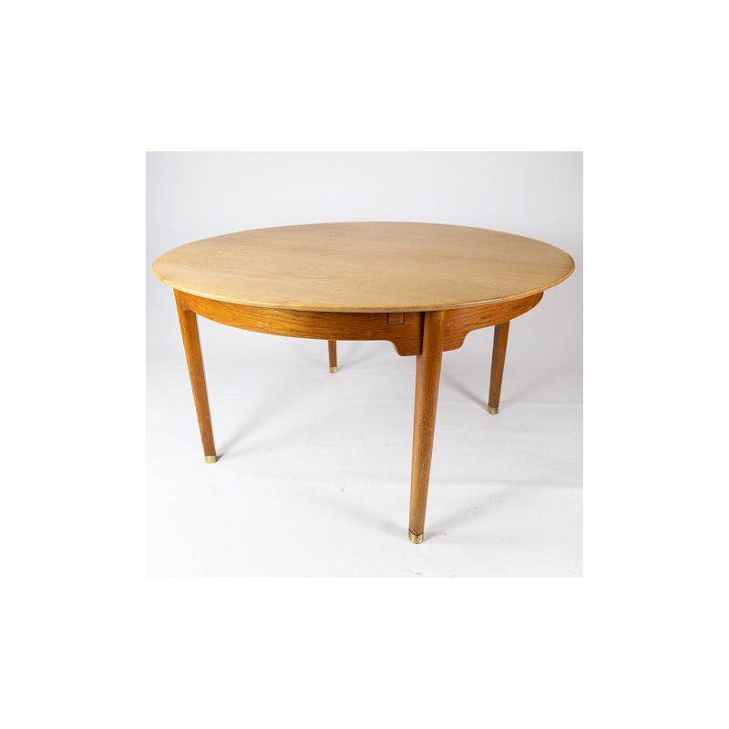 Vintage oak Dining table, Danish 1960s