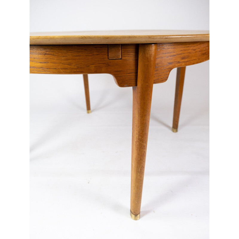 Vintage eiken tafel, Deens 1960