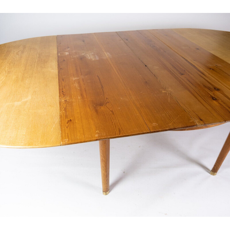 Vintage oak Dining table, Danish 1960s