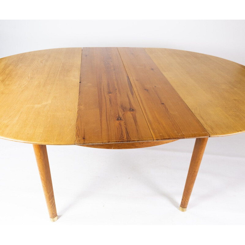 Vintage oak Dining table, Danish 1960s