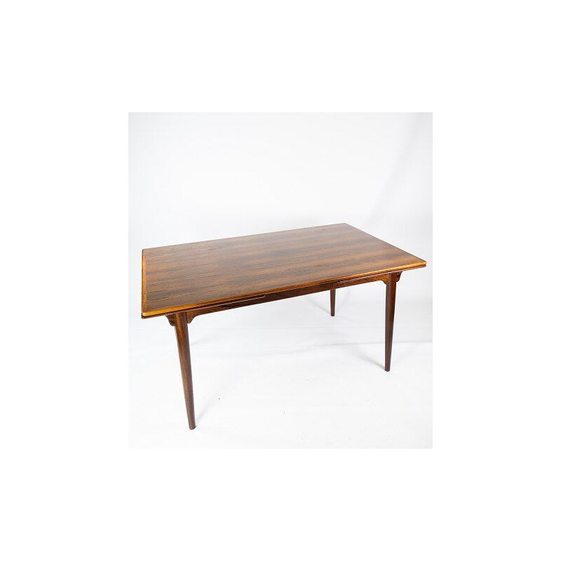 Vintage rosewood table with extensions by Arne Vodder, 1960