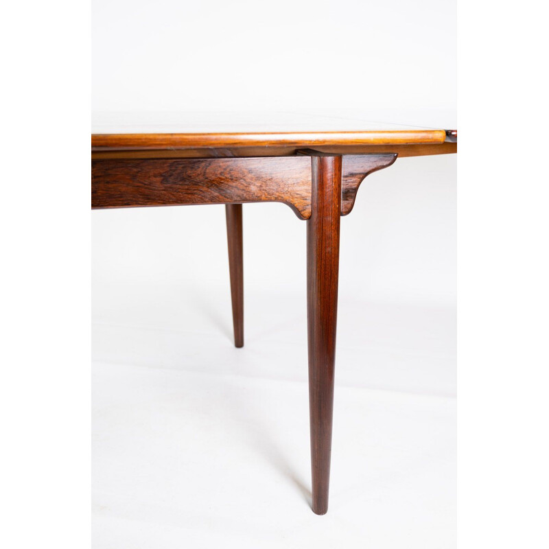 Vintage rosewood table with extensions by Arne Vodder, 1960
