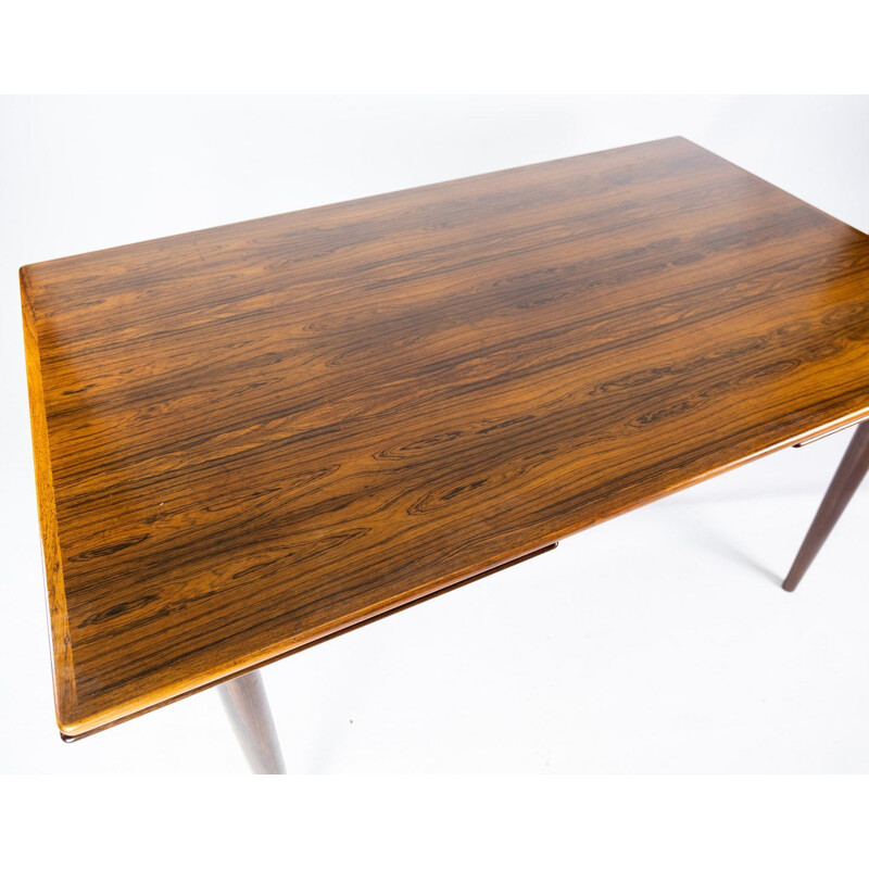 Vintage rosewood table with extensions by Arne Vodder, 1960