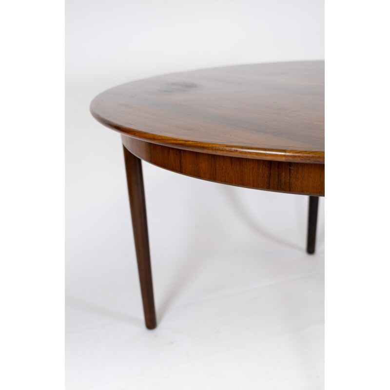 Vintage rosewood dining table by Arne Vodder 1960s