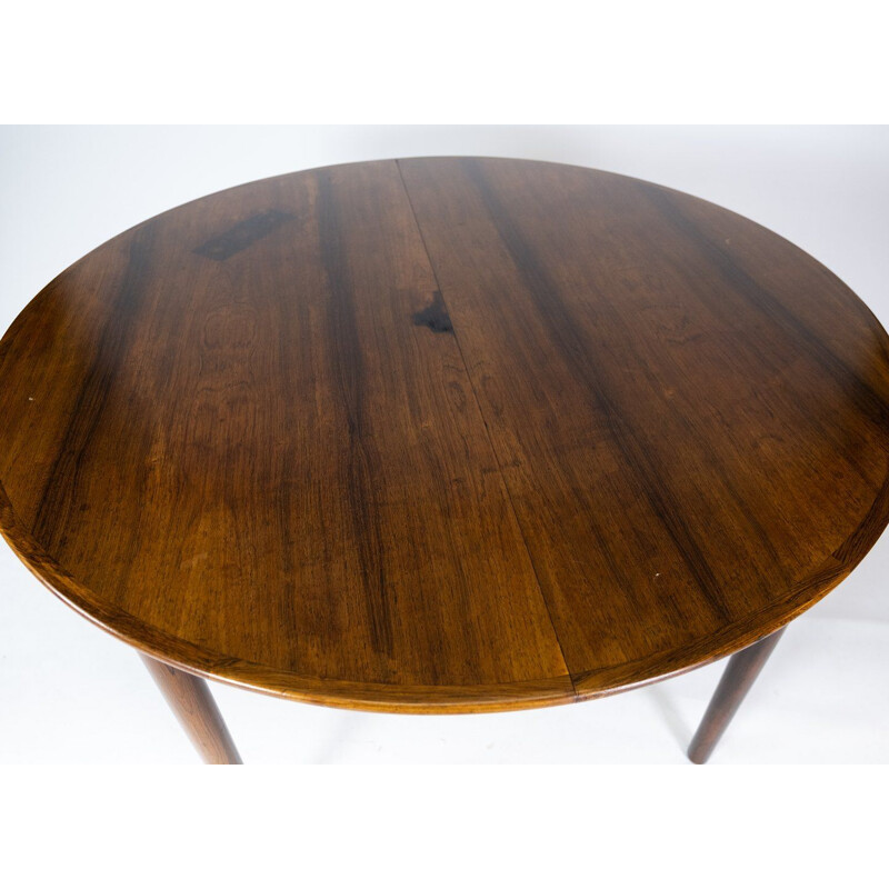 Vintage rosewood dining table by Arne Vodder 1960s