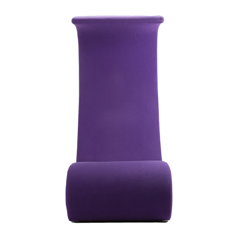 Vintage Purple Amoebe Highback by Verner Panton for Vitra