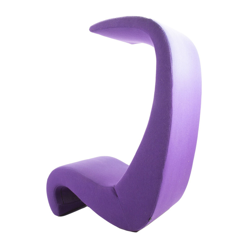 Vintage Purple Amoebe Highback by Verner Panton for Vitra