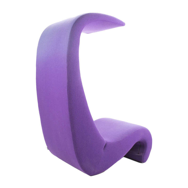 Vintage Purple Amoebe Highback by Verner Panton for Vitra