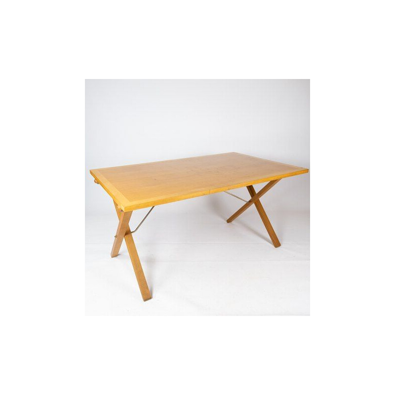Vintage-Tisch aus hellem Holz von Poul Cadovius, 1960