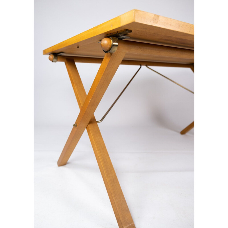 Table vintage en bois clair par Poul Cadovius, 1960