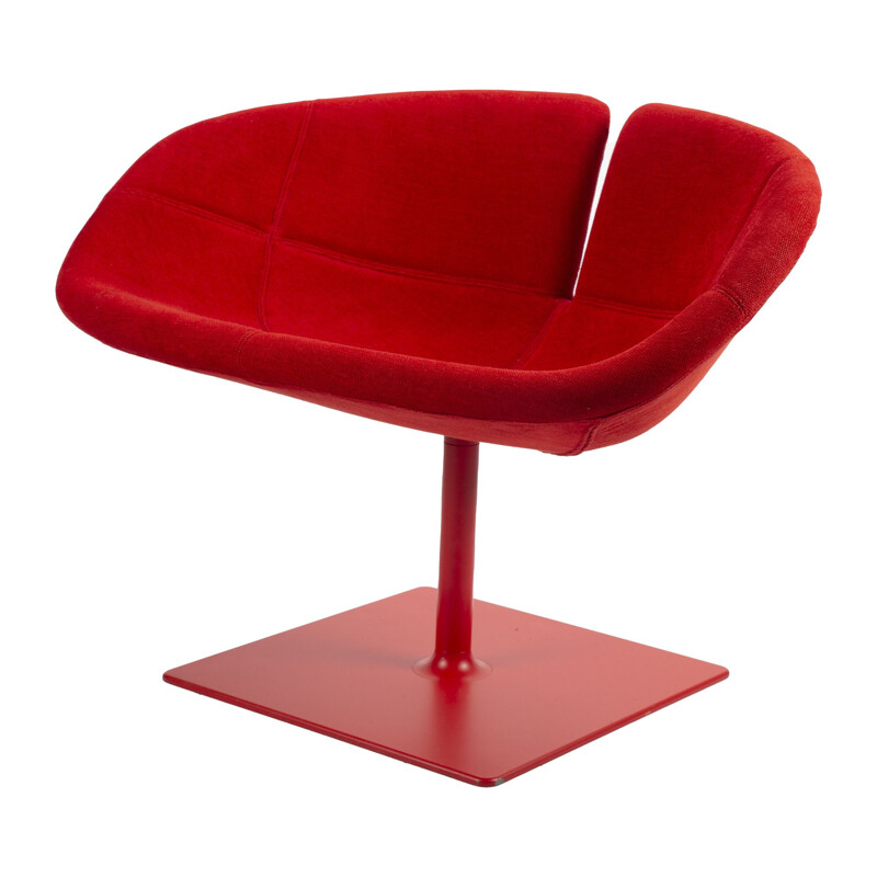 Vintage Red Fjord Swivel Chair by Patricia Urquiola for Moroso