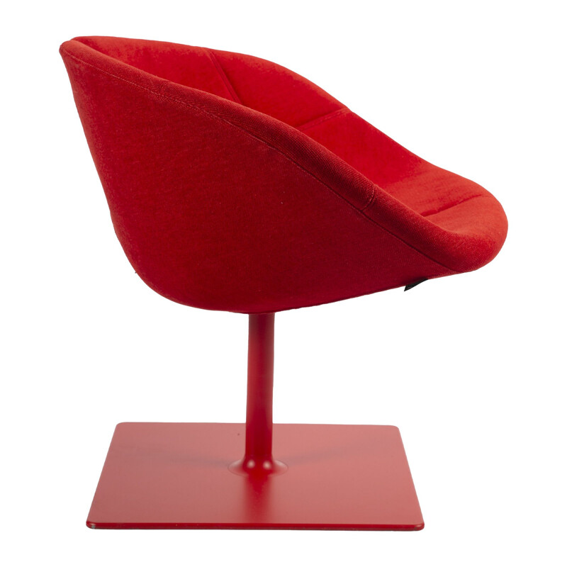 Vintage Red Fjord Swivel Chair by Patricia Urquiola for Moroso