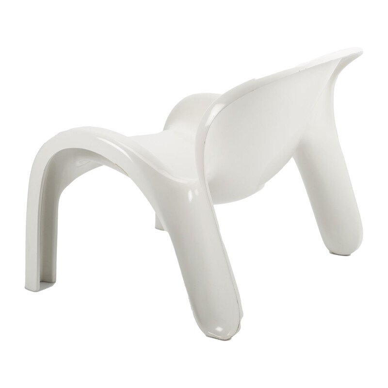 Vintage White GN2 Chair by Peter Ghyczy for Reuter's Form and Life