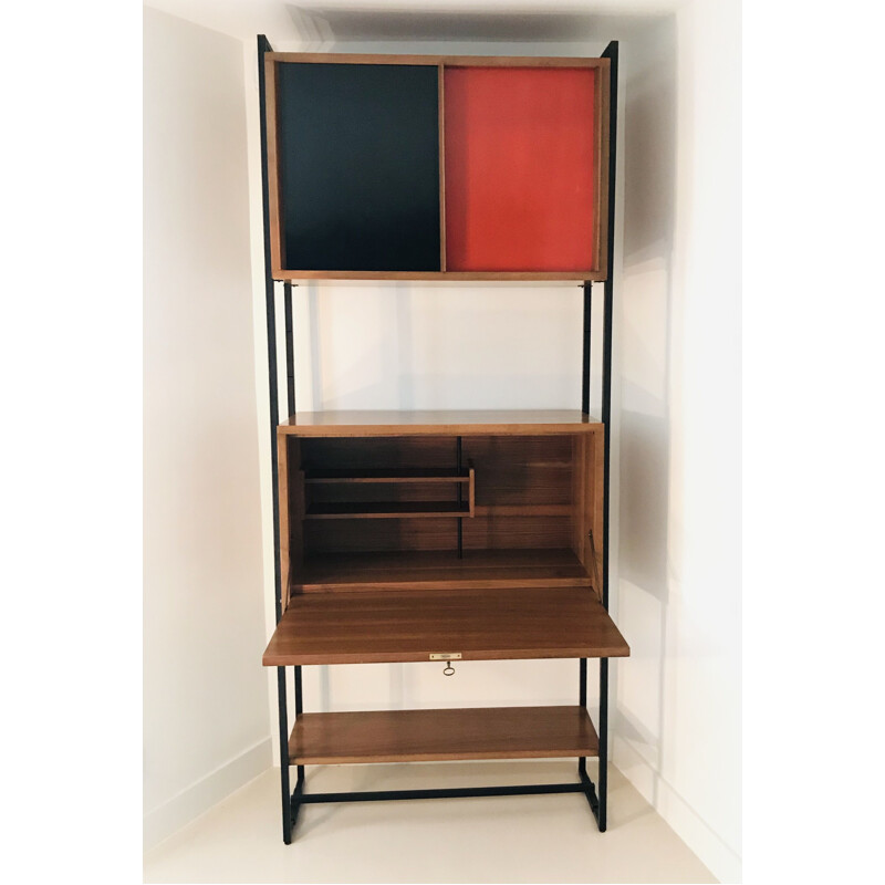 Vintage Modular secretary by George Frydman for Efha, France 1950s