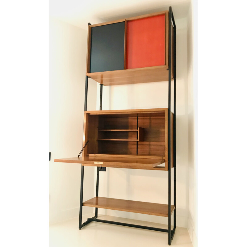 Vintage Modular secretary by George Frydman for Efha, France 1950s