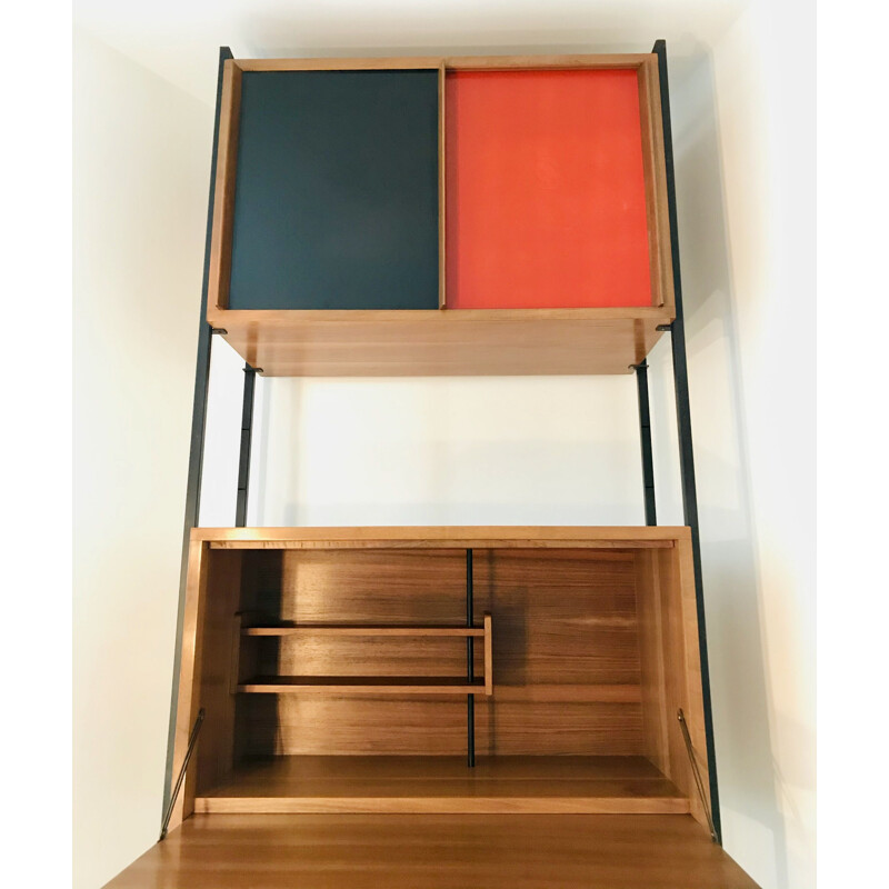 Vintage Modular secretary by George Frydman for Efha, France 1950s