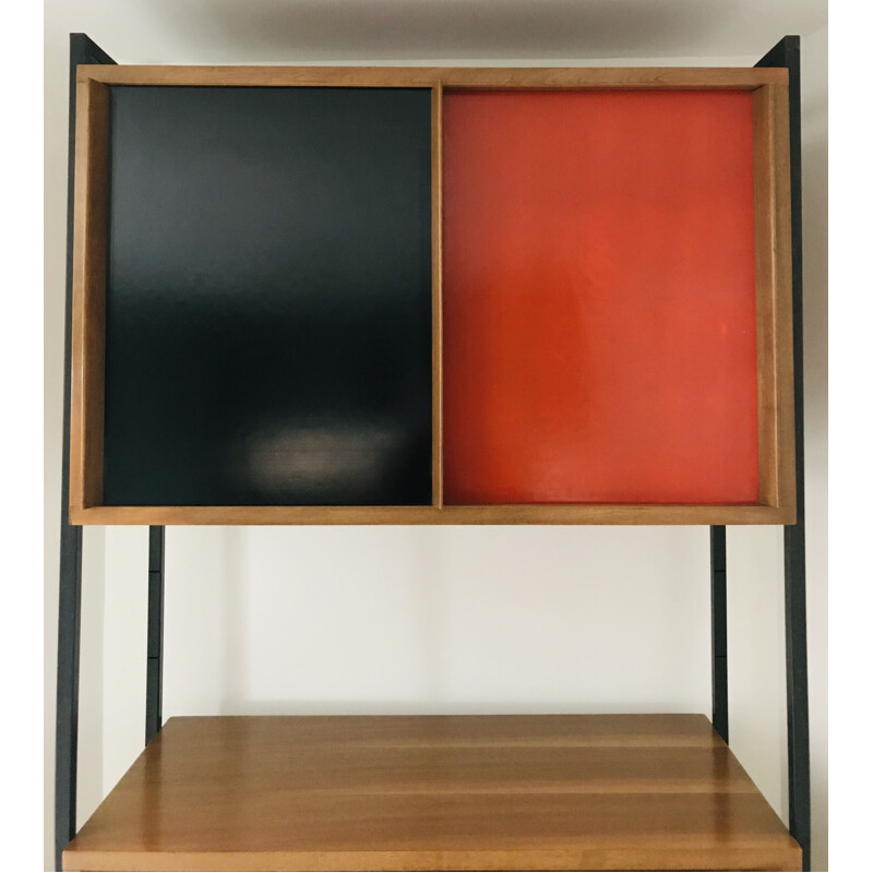 Vintage Modular secretary by George Frydman for Efha, France 1950s