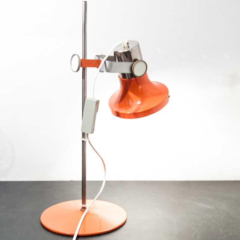 Desk metal lamp, Josef HURKA & Pavel GRUS - 1960s