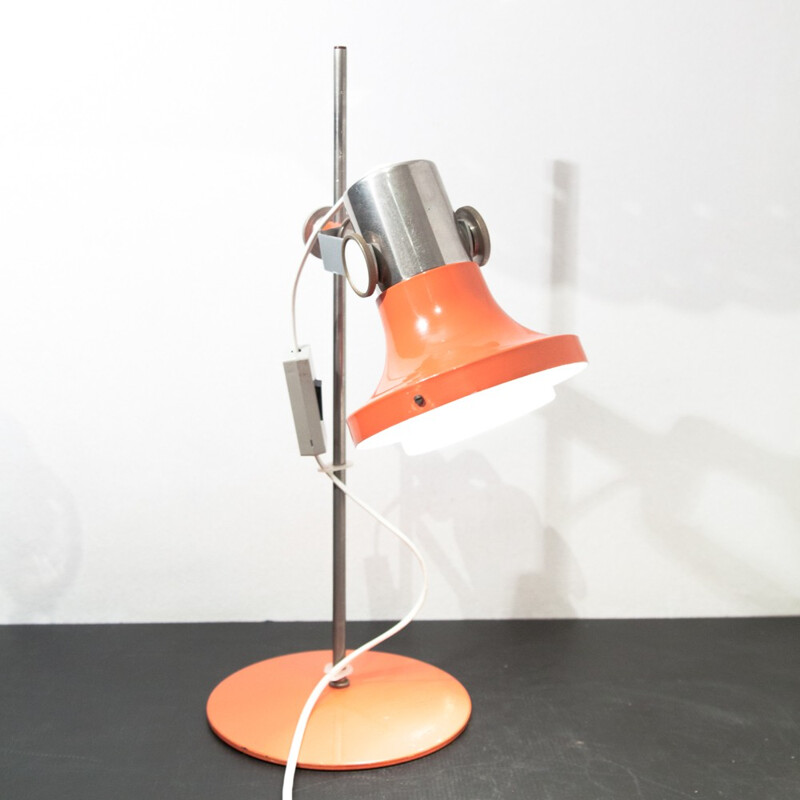 Desk metal lamp, Josef HURKA & Pavel GRUS - 1960s