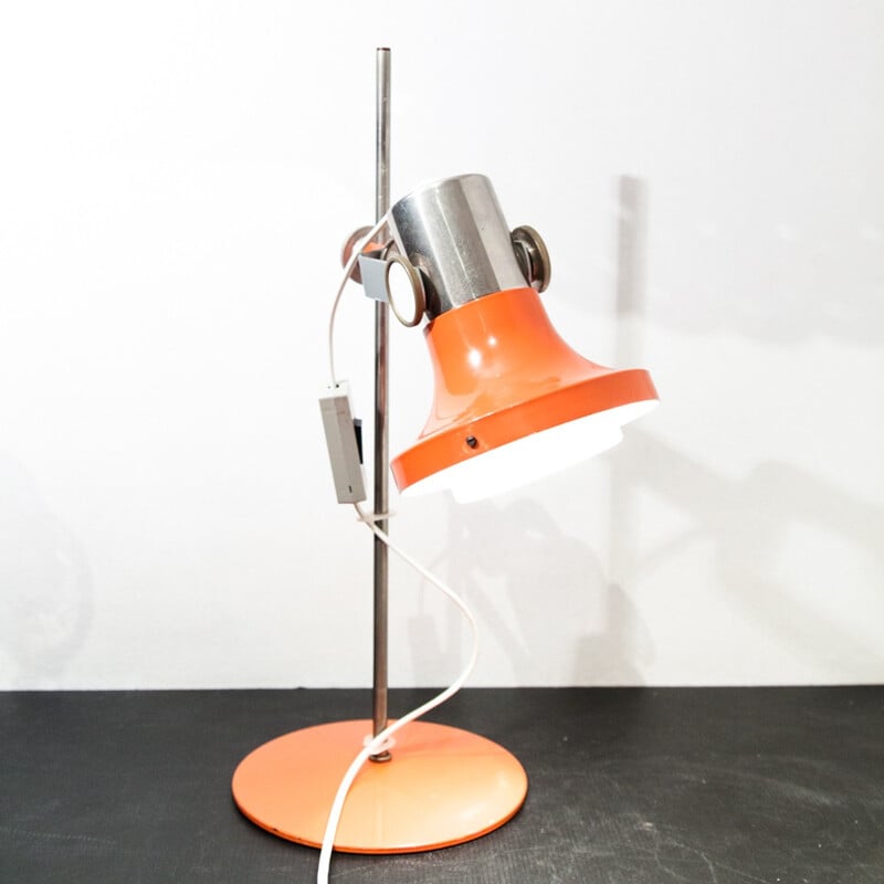 Desk metal lamp, Josef HURKA & Pavel GRUS - 1960s