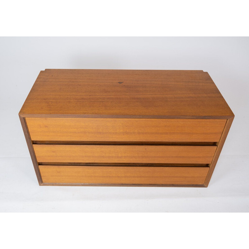 Vintage teak Wall mounted cabinet, Danish 1960s