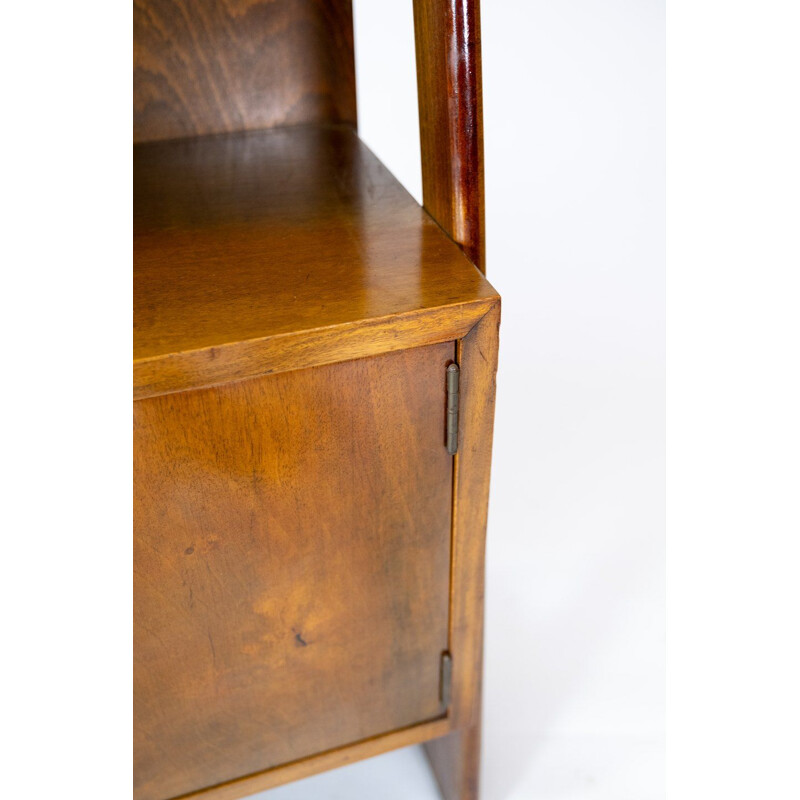 Vintage Bookcase with walnut cabinet beneath, Danish 1950s