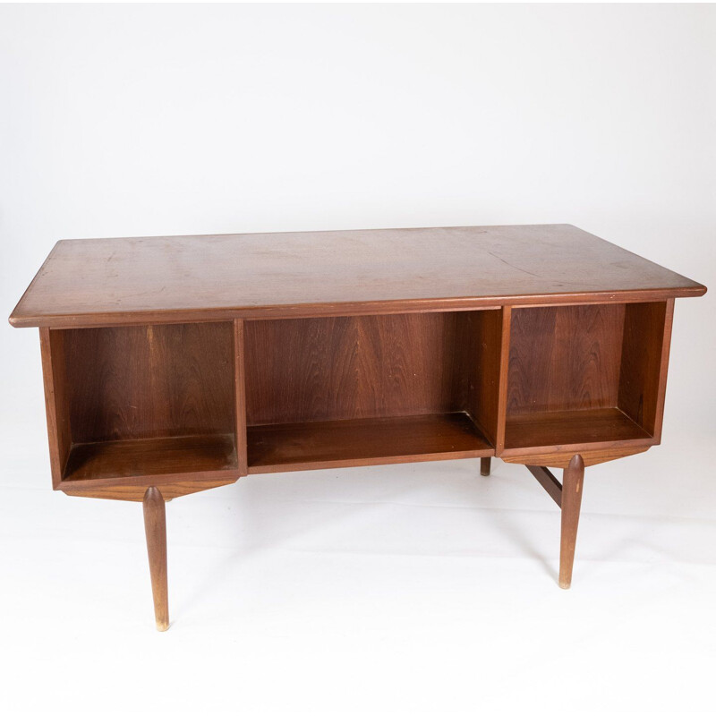 Mesa de teca Vintage, dinamarquesa 1960