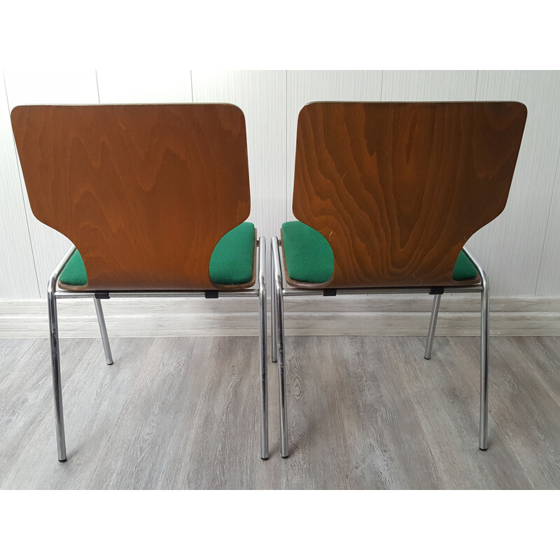 Pair of vintage chairs from Duba, Scandinavian 1970s