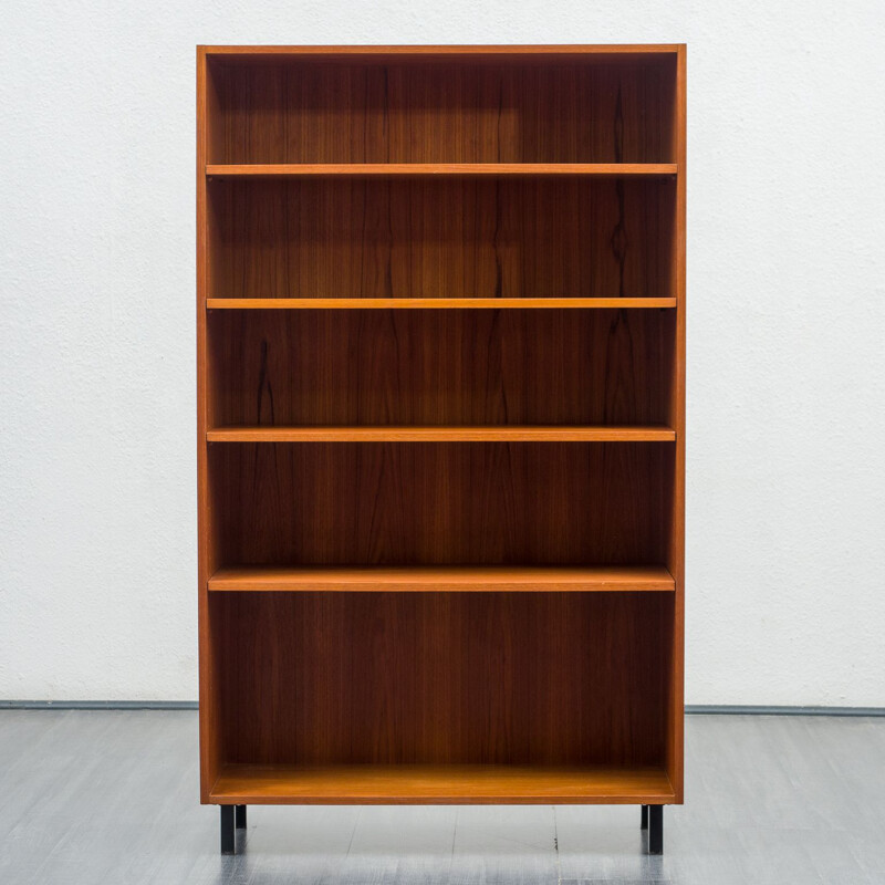 Vintage teak bookcase by Deutsche Werkstätten 1960s