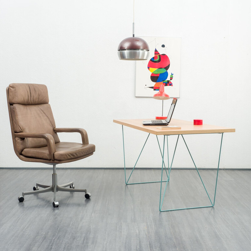 Fauteuil de bureau vintage Bernd Münzebrock pour Walter Knoll 1970