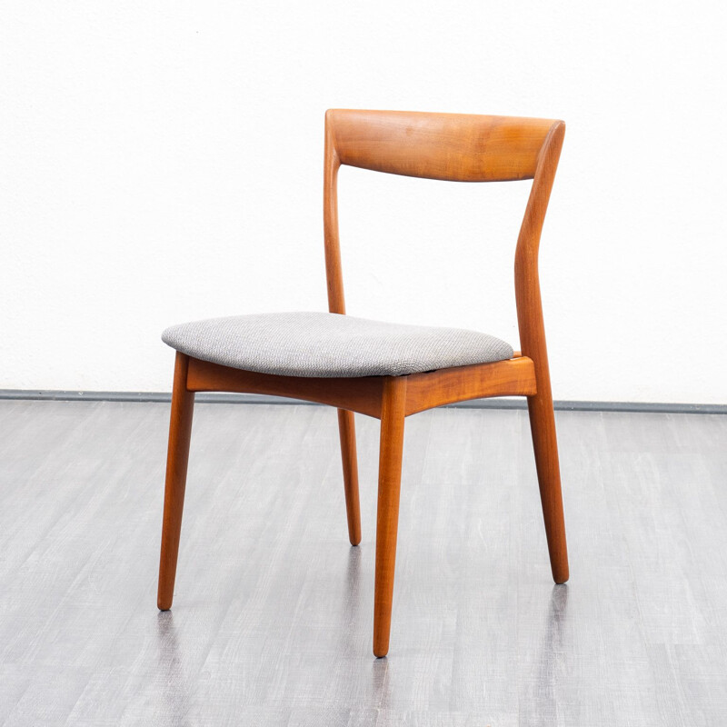 Pair of vintage teak chairs, Scandinavian 1960s