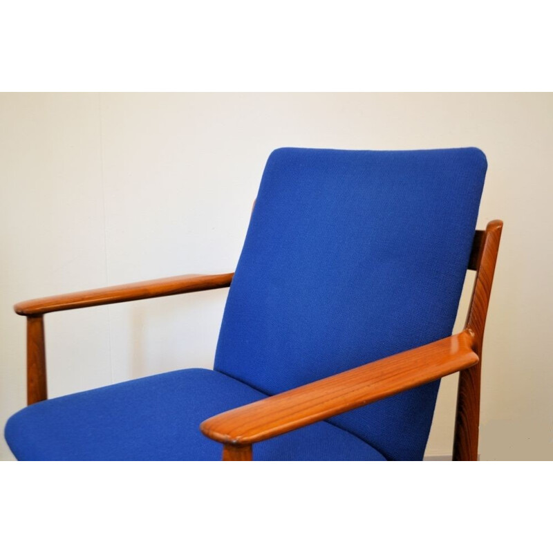 Pair of Scandinavian Sibast Møbler armchairs in teak, Arne VODDER - 1960