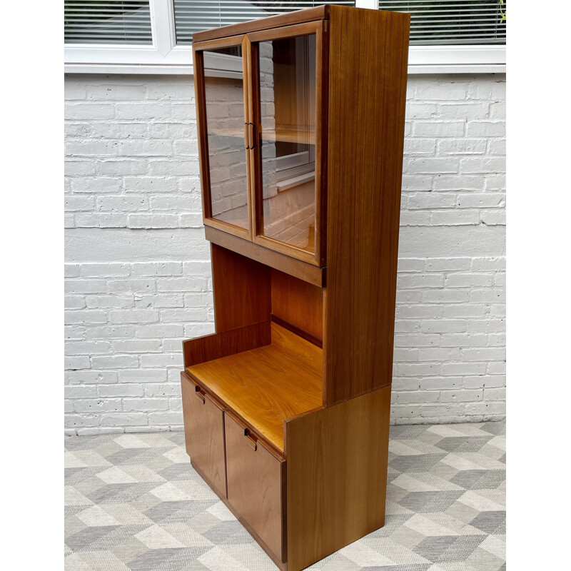 Vintage Wall Unit Bookcase Display Cabinet