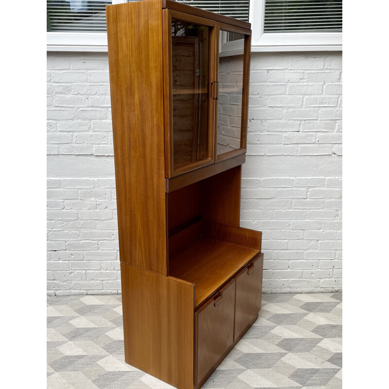 Vintage Wall Unit Bookcase Display Cabinet