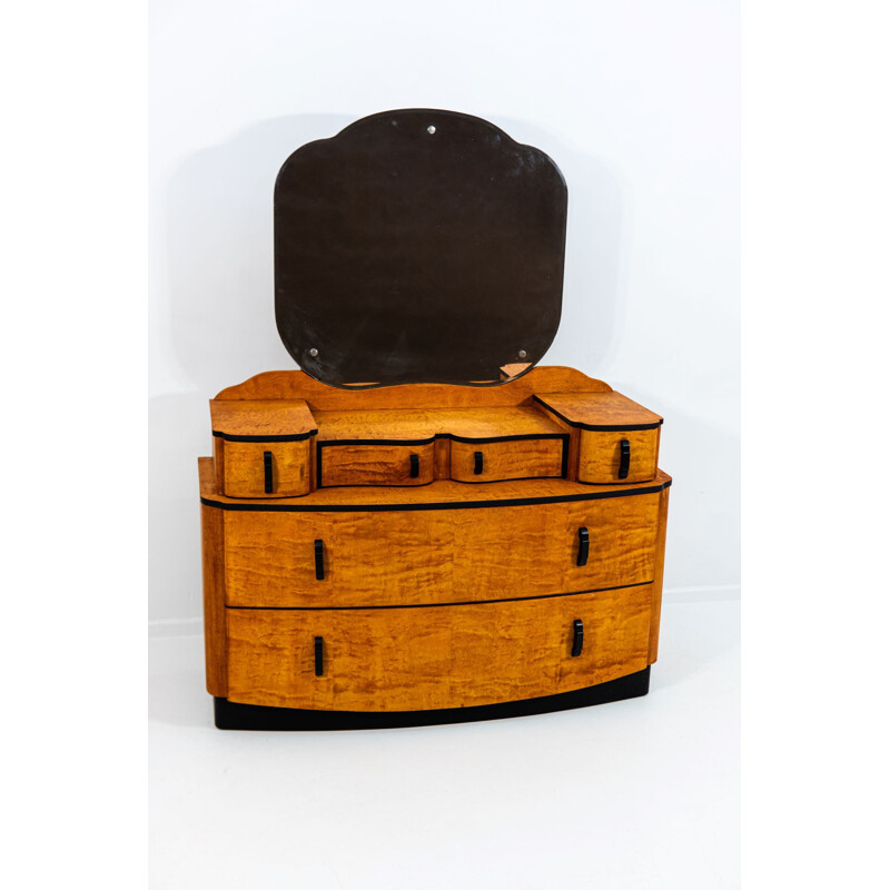 Vintage Dressing Table by Jindrich Halabala for UP Závody 1950s