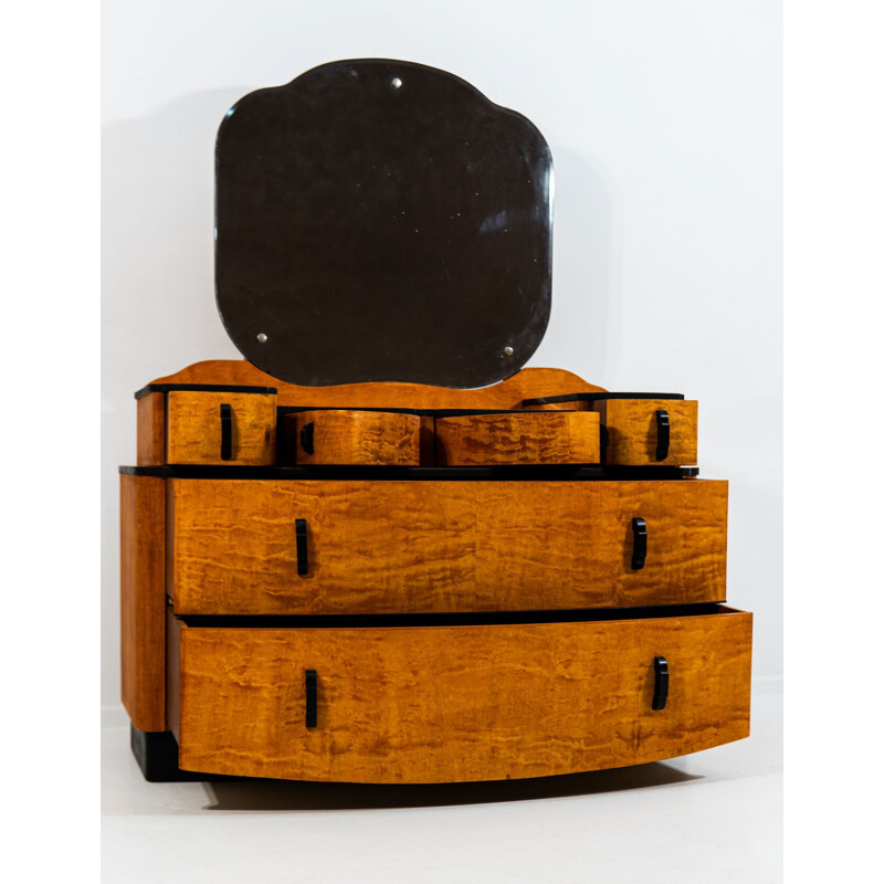 Vintage Dressing Table by Jindrich Halabala for UP Závody 1950s