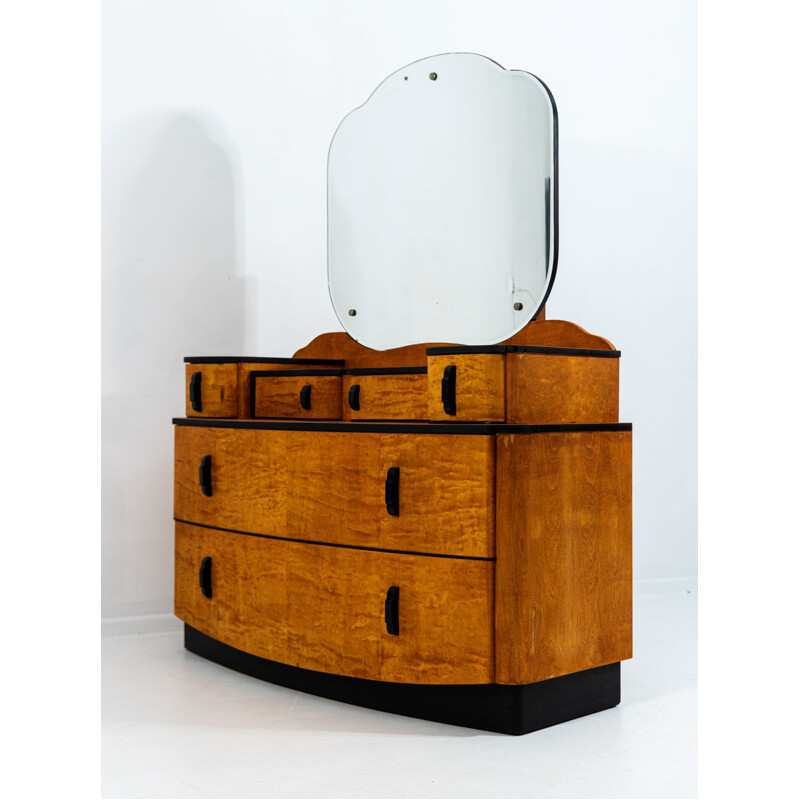 Vintage Dressing Table by Jindrich Halabala for UP Závody 1950s