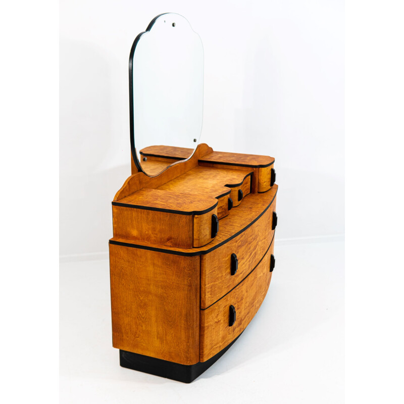 Vintage Dressing Table by Jindrich Halabala for UP Závody 1950s