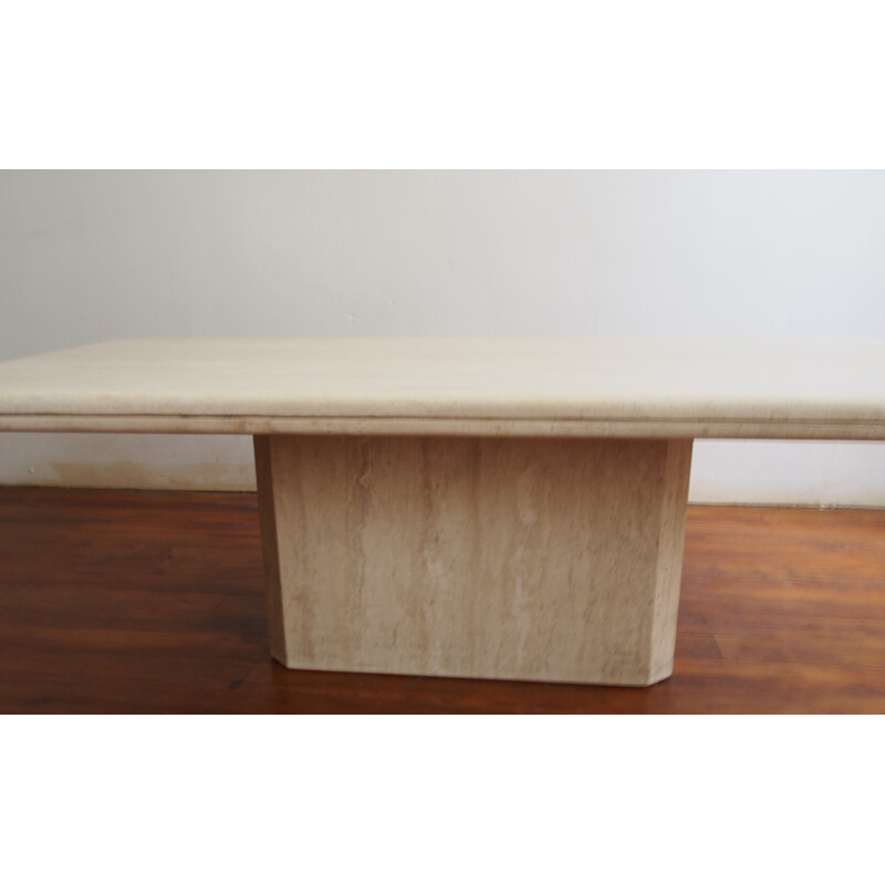 Vintage travertine coffee table