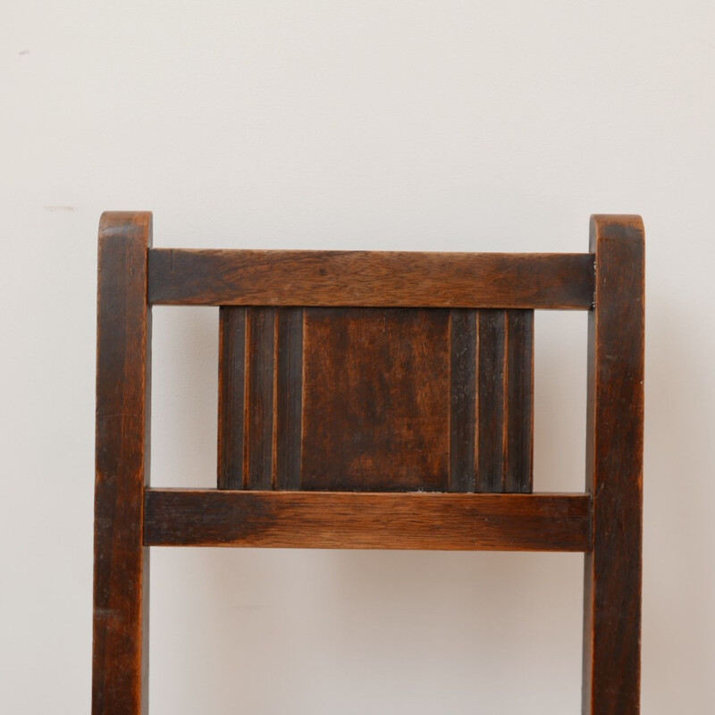 Juego de 6 sillas de junco vintage de Charles Dudouyt, Francia 1940