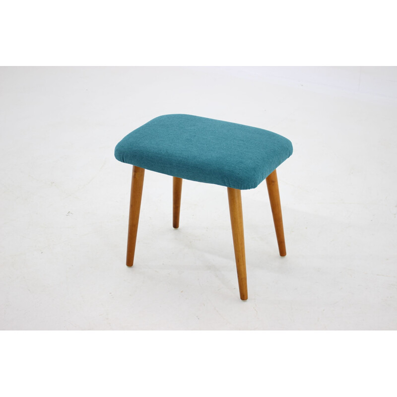 Vintage Beech Stool, Danish 1950s