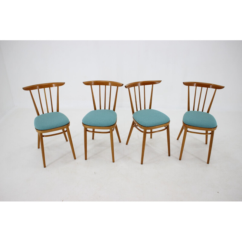 Set of 4 vintage Dining Chairs by Tatra, Czechoslovakia 1960s
